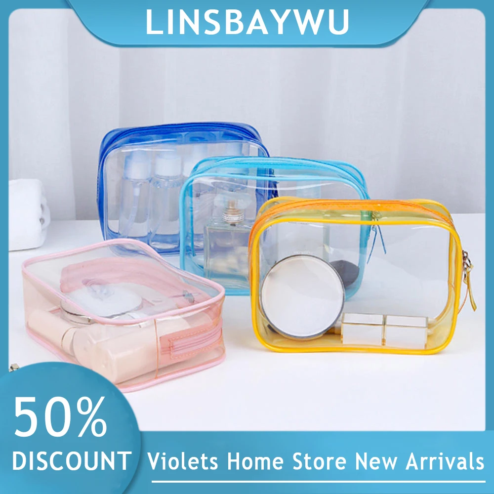 Transparent Cosmetic Bag PVC Women Zipper Clear Makeup Bags Beauty Case Travel Make Up Organizer Storage Bath Toiletry Wash Bags
Transparent Cosmetic Bag PVC Women Zipper Clear Makeup Bags Beauty Case Travel Make Up Organizer Storage Bath Toiletry Wash Bags