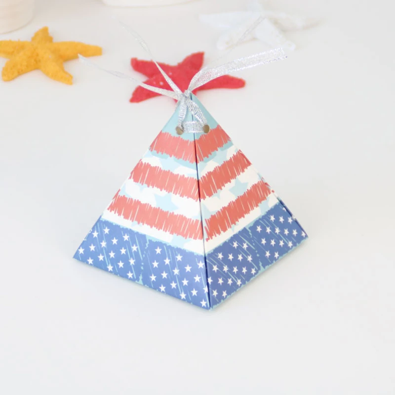 New 50pcs/lot Independence Day triangle Candy Boxes Wedding Gift Box Wedding Decoration Baby Shower Birthday Party Candy Boxes
New 50pcs/lot Independence Day triangle Candy Boxes Wedding Gift Box Wedding Decoration Baby Shower Birthday Party Candy Boxes