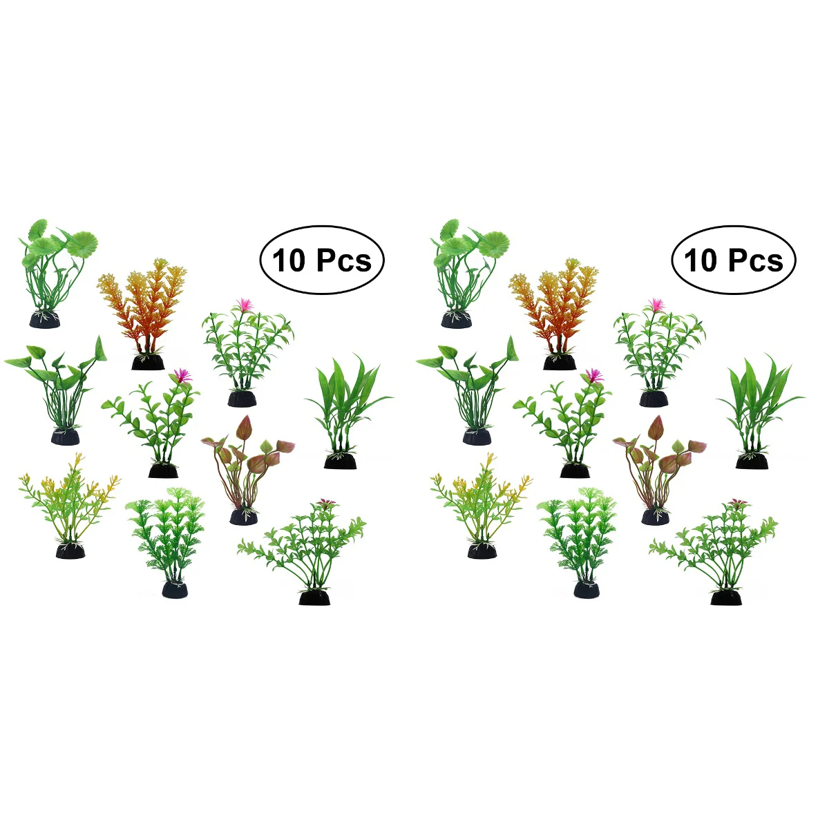 20 pcs Plastic Aquatic Plant Miniature Plants Pots Bonsai Craft Micro Landscape Fish Tank DIY Decor (Random Variety)
20 pcs Plastic Aquatic Plant Miniature Plants Pots Bonsai Craft Micro Landscape Fish Tank DIY Decor (Random Variety)
