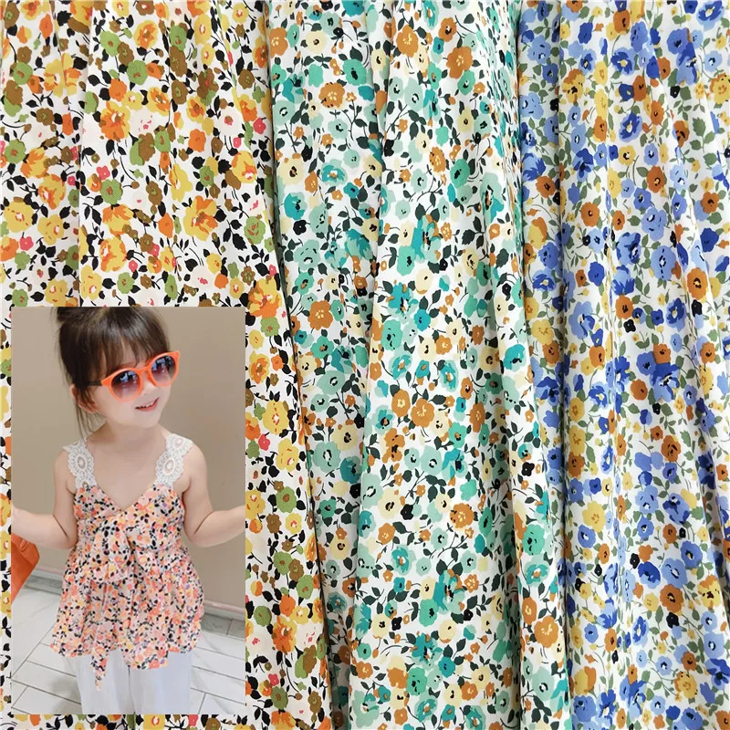 Impervious Printed Dress Shirt Fabric Floral Short Skirt Soft Drape Chemical Fiber Korean Silk Small Flower Clothing Material
Impervious Printed Dress Shirt Fabric Floral Short Skirt Soft Drape Chemical Fiber Korean Silk Small Flower Clothing Material