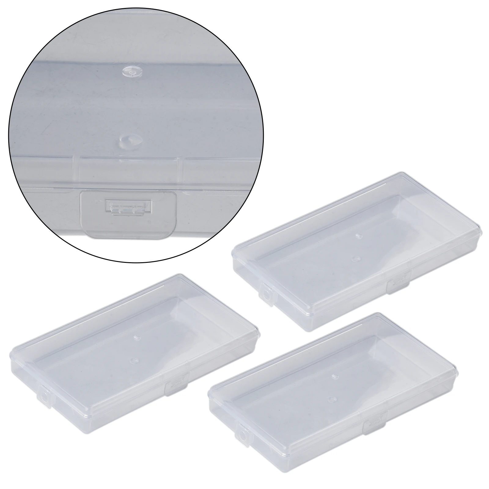 3 PCS Transparent PP DIY Rectangle Storage Box Jewelry Screw Holder Case Organizer 14.8x7.8x1.8cm Household Storage Bins
3 PCS Transparent PP DIY Rectangle Storage Box Jewelry Screw Holder Case Organizer 14.8x7.8x1.8cm Household Storage Bins