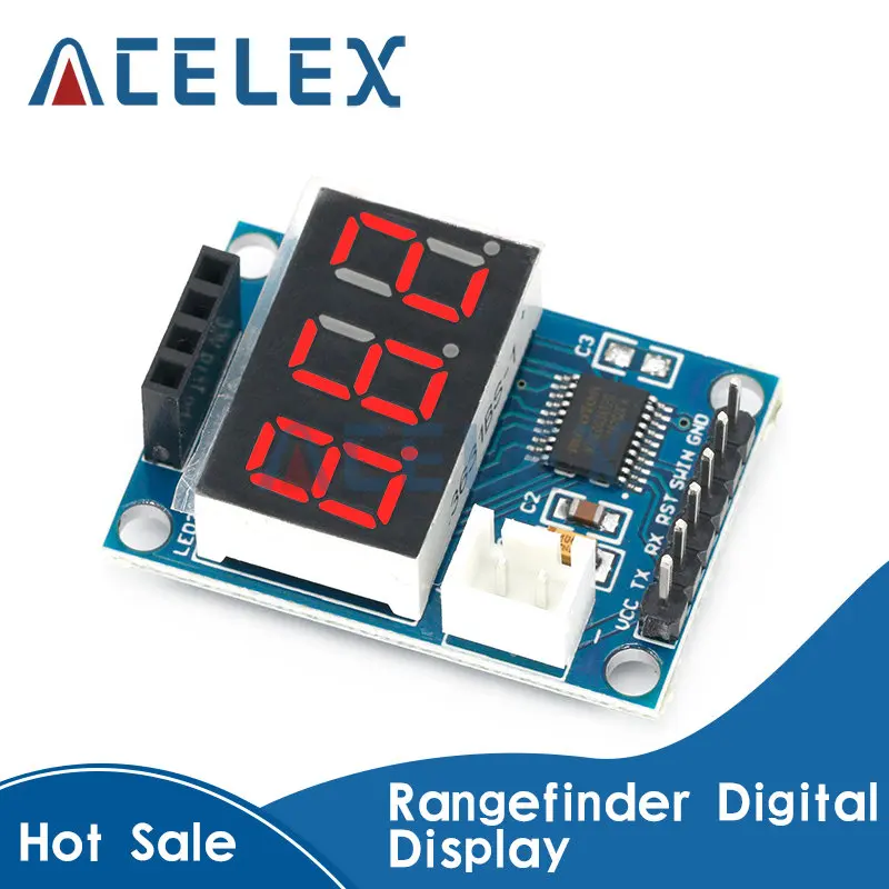 Ultrasonic Distance Measurement Control Board Rangefinder Digital Display for HC-SR04 8 bit MCU Diy Electronic PCB Board Module
Ultrasonic Distance Measurement Control Board Rangefinder Digital Display for HC-SR04 8 bit MCU Diy Electronic PCB Board Module