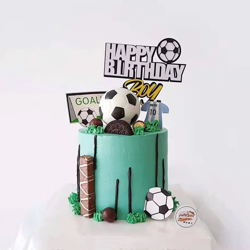 Football Cake Toppers Boys Girls Athletes Happy Birthday Cupcake Toppers Party Desserts Wedding Decorations Baby Shower Supplies
Football Cake Toppers Boys Girls Athletes Happy Birthday Cupcake Toppers Party Desserts Wedding Decorations Baby Shower Supplies