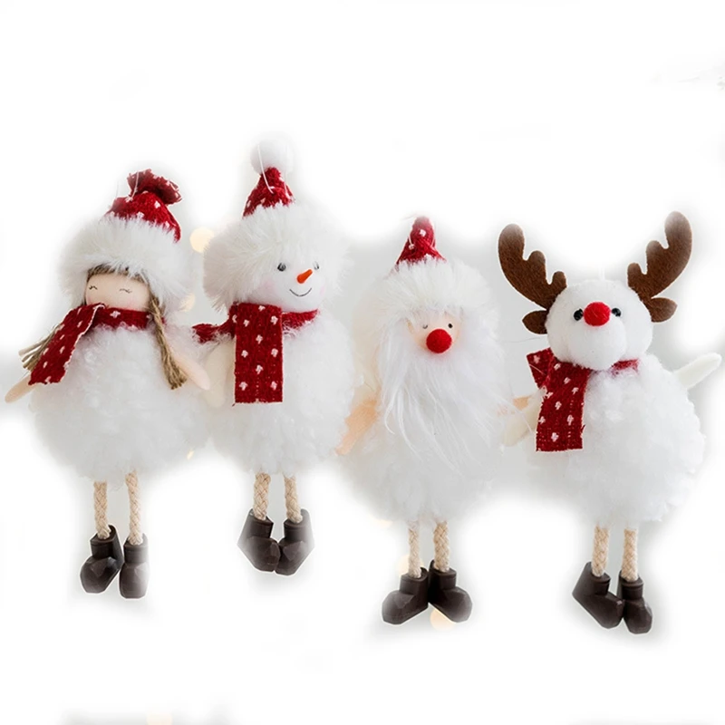 4PCS Xmas Doll Angel Pendant Santa Claus Snowman Doll Oranments Kids Gift Xmas Tree Decor Merry Christmas Decor For Home
4PCS Xmas Doll Angel Pendant Santa Claus Snowman Doll Oranments Kids Gift Xmas Tree Decor Merry Christmas Decor For Home