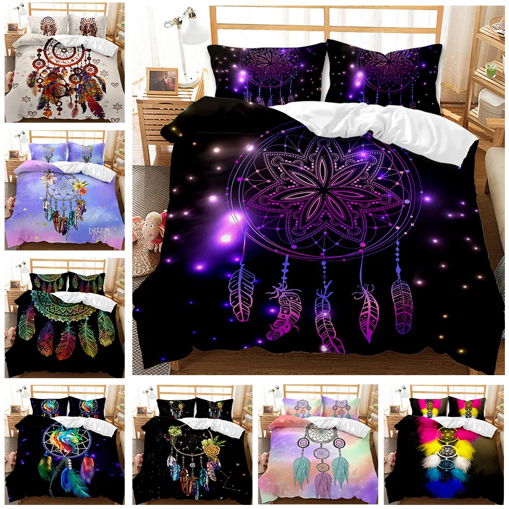 Dream catcher Duvet Cover Set Boho Mandala Twin Bedding Set 3pcs for Girls Adults Purple Dream Catcher Comforter Cover Bedspread
Dream catcher Duvet Cover Set Boho Mandala Twin Bedding Set 3pcs for Girls Adults Purple Dream Catcher Comforter Cover Bedspread