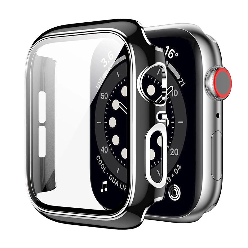 Чехол и стекло для часов Apple Watch 44 мм 40 мм 42 мм 38 мм, защитный чехол с защитой от падения для iwatch series 6 5 4 SE 3 2, аксессуары
Чехол и стекло для часов Apple Watch 44 мм 40 мм 42 мм 38 мм, защитный чехол с защитой от падения для iwatch series 6 5 4 SE 3 2, аксессуары