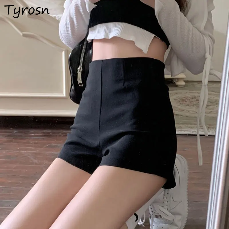 Shorts Women Solid Black Sexy High Waist Skinny Short Design Side-zipper Korean Fashion All-match Clothing Trousers Mujer XS-5XL
Shorts Women Solid Black Sexy High Waist Skinny Short Design Side-zipper Korean Fashion All-match Clothing Trousers Mujer XS-5XL