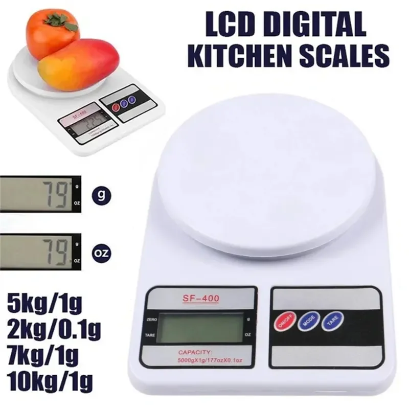 Electronic Scale Measuring LCD Scale 5kg/7kg/10kg Scale Weighing Kitchen High Cooking Food For Baking 1g Digital Display Precise
Electronic Scale Measuring LCD Scale 5kg/7kg/10kg Scale Weighing Kitchen High Cooking Food For Baking 1g Digital Display Precise