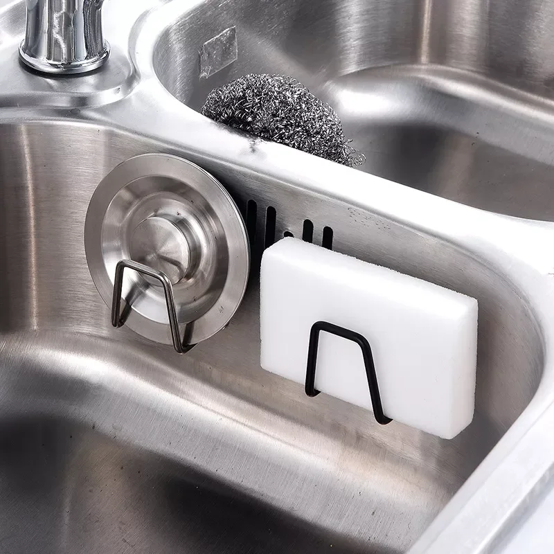 Kitchen Stainless Steel Sink Sponges Holder Self Adhesive Drain Drying Rack Kitchen Wall Hooks Accessories Storage Organizer
Kitchen Stainless Steel Sink Sponges Holder Self Adhesive Drain Drying Rack Kitchen Wall Hooks Accessories Storage Organizer