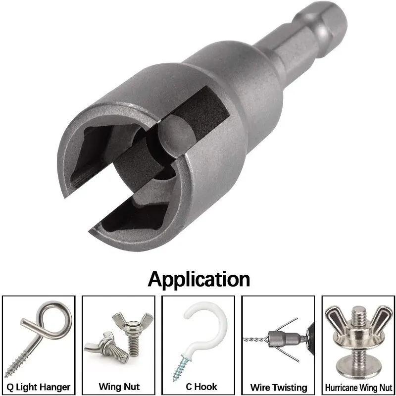 1/4 inch Butterfly Bolt Socket Wrench 6.35mm Hex Shank Socket Adapter Slotted Screwdriver Dropshipping
1/4 inch Butterfly Bolt Socket Wrench 6.35mm Hex Shank Socket Adapter Slotted Screwdriver Dropshipping