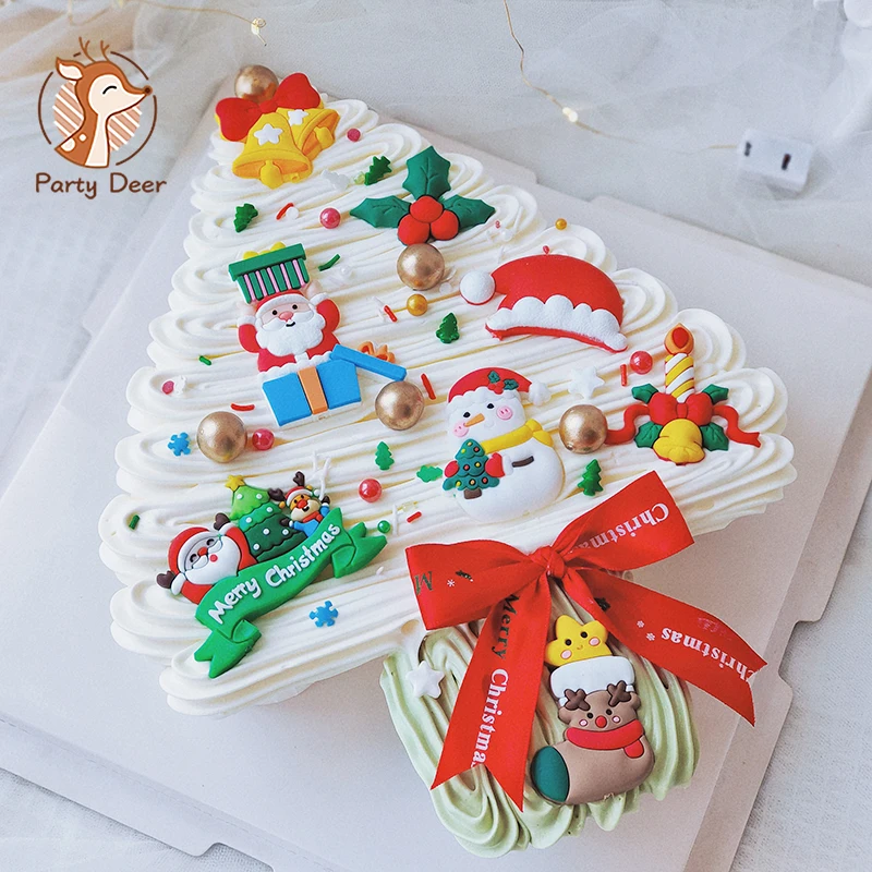 2023 Santa Claus Snowman Gift box Xmas Tree Merry Christmas Cake Topper Happy New Year Decorations Party Baking Supplies Gifts
2023 Santa Claus Snowman Gift box Xmas Tree Merry Christmas Cake Topper Happy New Year Decorations Party Baking Supplies Gifts