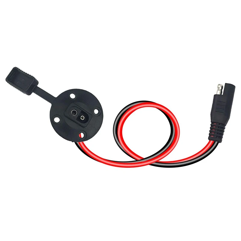 SAE Connector - SAE Power Socket Sidewall Port, Solar Weatherproof SAE Quick Connect Solar Panel Mount, 12AWG SAE Cable for Sola
SAE Connector - SAE Power Socket Sidewall Port, Solar Weatherproof SAE Quick Connect Solar Panel Mount, 12AWG SAE Cable for Sola