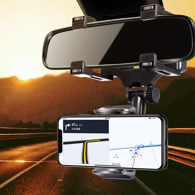 Rearview Mirror Phone Holder for Car 360-Dgree Rotating Car Phone Mount Universal 4-7 Inch Smartphone Holder for AR Navigation
Rearview Mirror Phone Holder for Car 360-Dgree Rotating Car Phone Mount Universal 4-7 Inch Smartphone Holder for AR Navigation