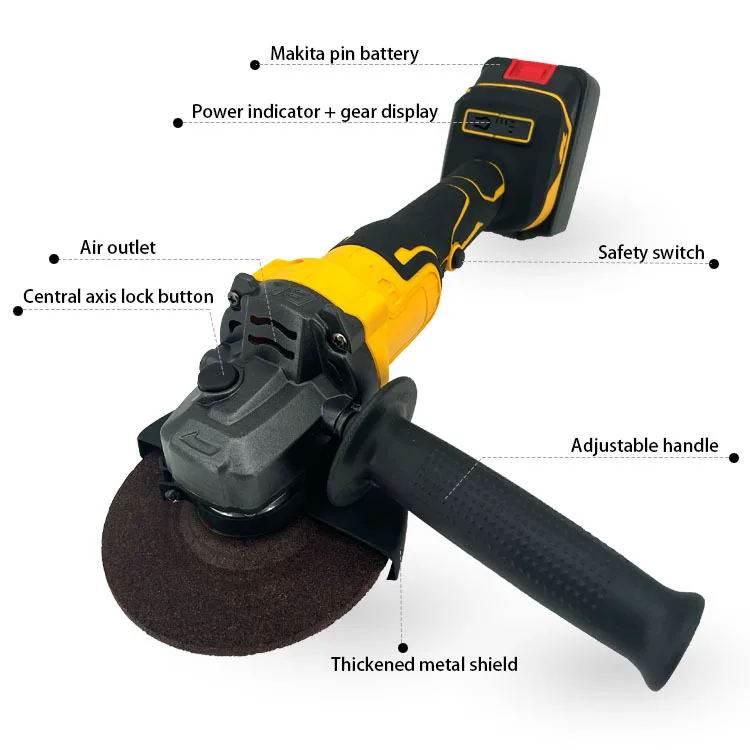 Multifunctional Brushless Rechargeable Grinder Lithium Battery Polishing Machine High-power Cutting Grinding Machine One Battery
Multifunctional Brushless Rechargeable Grinder Lithium Battery Polishing Machine High-power Cutting Grinding Machine One Battery