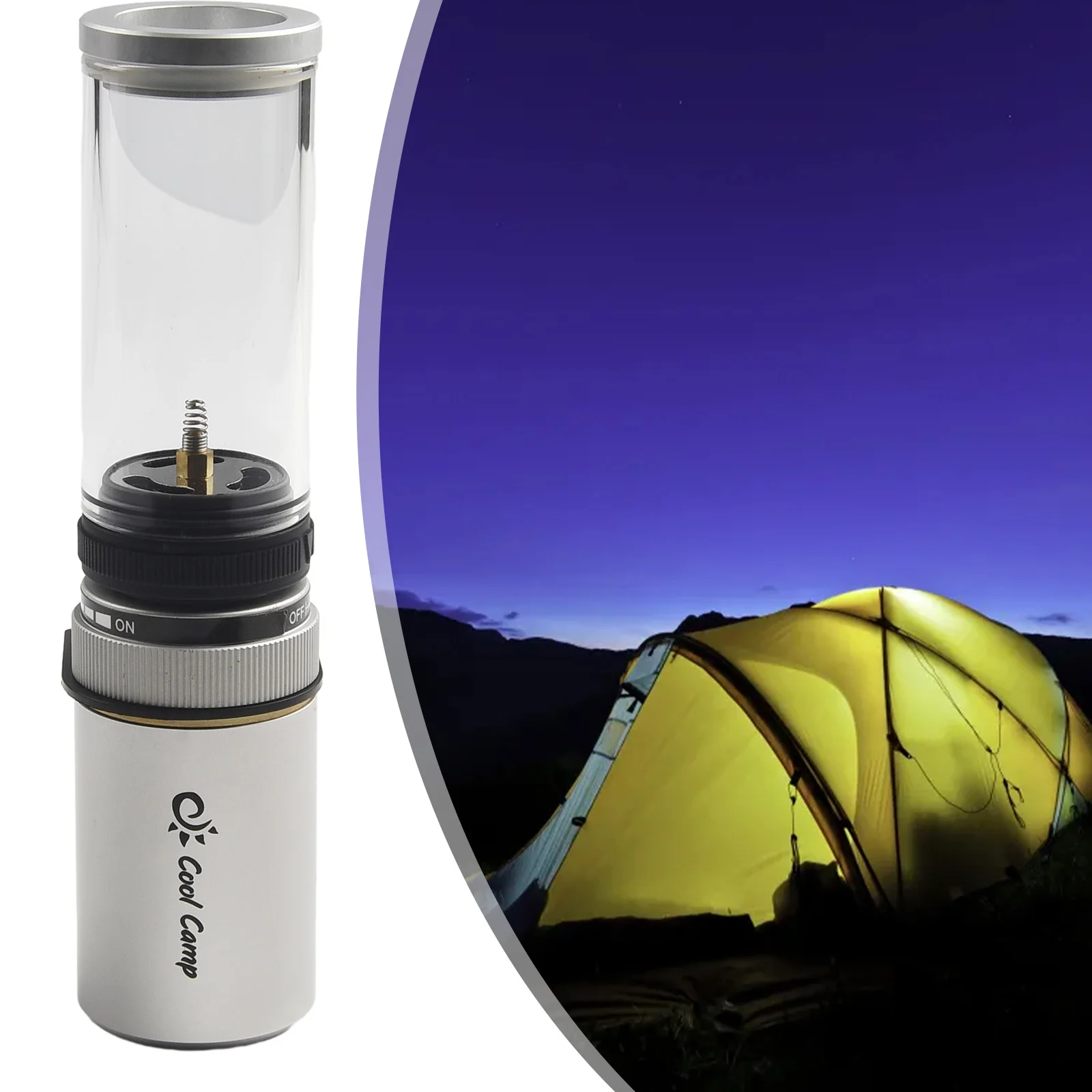Camping== Candlelight ==With =Canister =Kit =Gas Lantern Outdoor Gas Burner Tent Lamp Aluminum Alloy Camping Supplies Novelty
Camping== Candlelight ==With =Canister =Kit =Gas Lantern Outdoor Gas Burner Tent Lamp Aluminum Alloy Camping Supplies Novelty