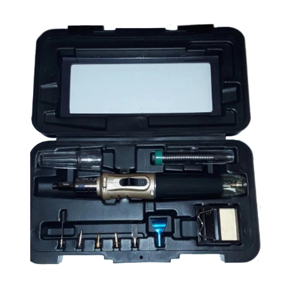 Gas Soldering Iron Professional Butane Welding Kit Torch Heat Welder Tool Ordinary Soldering Iron Heat Flame Tool
Gas Soldering Iron Professional Butane Welding Kit Torch Heat Welder Tool Ordinary Soldering Iron Heat Flame Tool