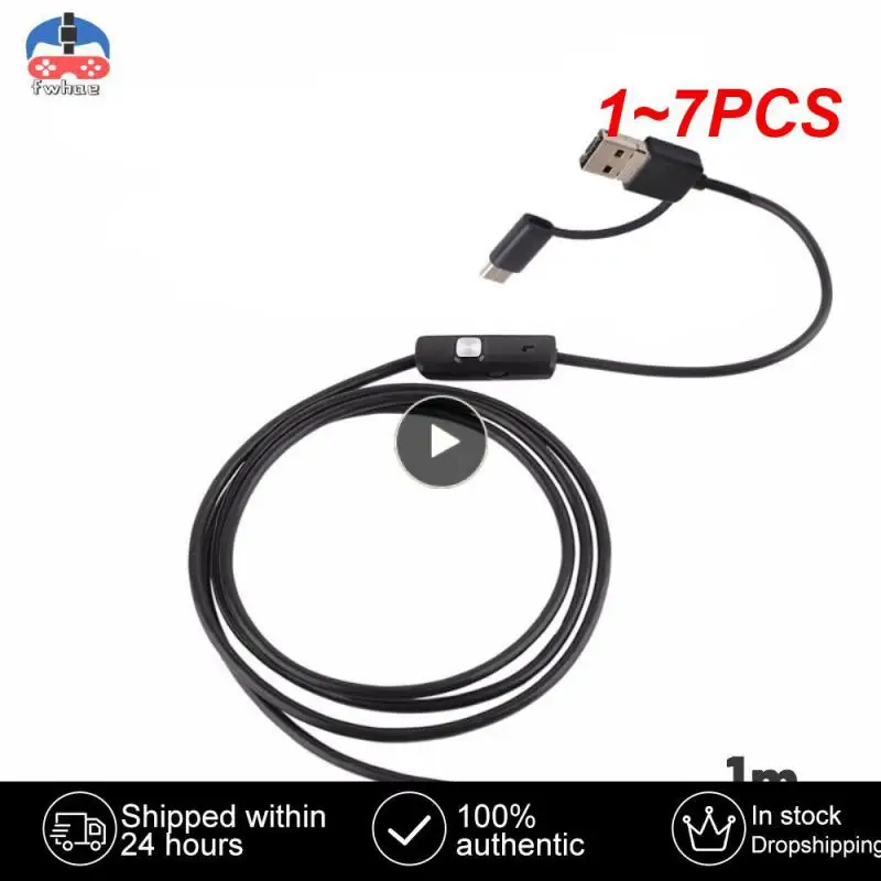 1~7PCS MM IP67 Waterproof Endoscope Camera 6 LEDs Adjustable USB Android Flexible Inspection Borescope Cameras for Phone PC
1~7PCS MM IP67 Waterproof Endoscope Camera 6 LEDs Adjustable USB Android Flexible Inspection Borescope Cameras for Phone PC