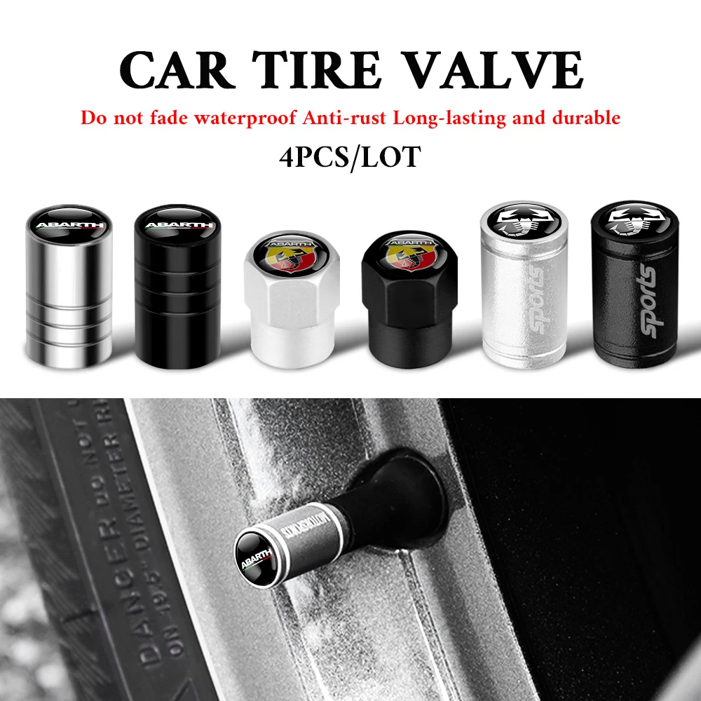 4PCS Car Styling Metal Wheel Tire Valve Air Stem Caps Dust Covers for FIAT ABARTH Scorpion Badge Emblem Auto Tyre Accessories
4PCS Car Styling Metal Wheel Tire Valve Air Stem Caps Dust Covers for FIAT ABARTH Scorpion Badge Emblem Auto Tyre Accessories
