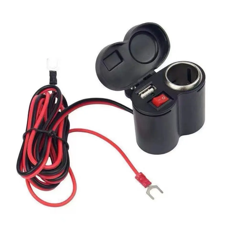 Waterproof USB Motorcycle Handlebar Charger With Lighter Adapter Power Supply Socket for Phone Mobile
Waterproof USB Motorcycle Handlebar Charger With Lighter Adapter Power Supply Socket for Phone Mobile