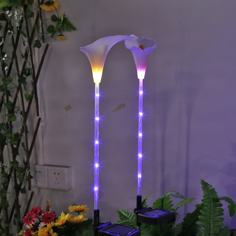Solar Calla LED Highlight Light Color Changing Outdoor Fake Flowers Courtyard Garden Lawn Path Decorative Lamp
Solar Calla LED Highlight Light Color Changing Outdoor Fake Flowers Courtyard Garden Lawn Path Decorative Lamp