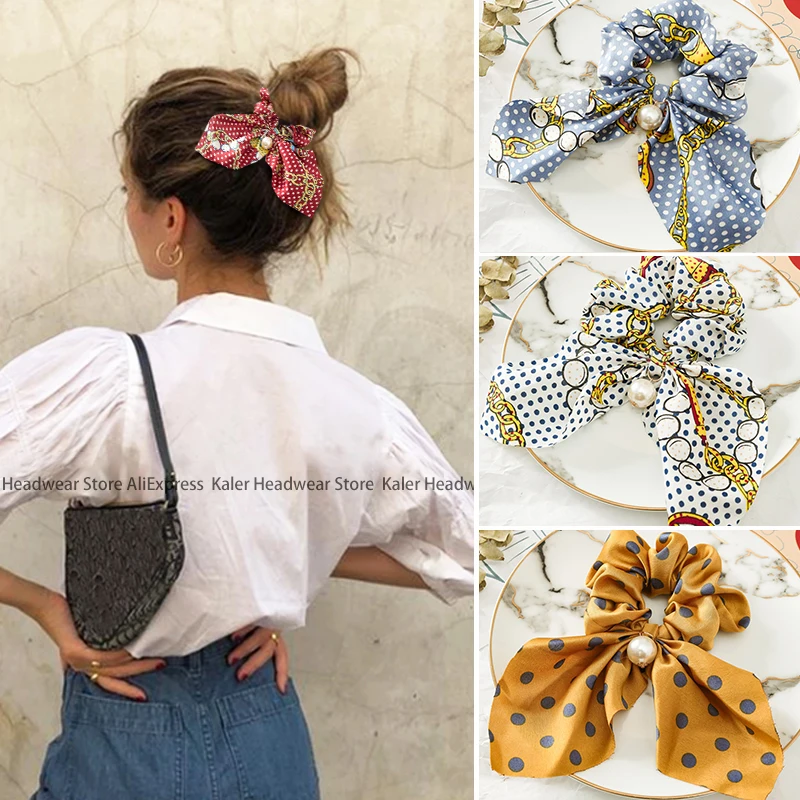 NEW Fashion Pearl Bowknot Hair Scrunchies Women Girls Popular Elastic Hair Band Headwear Hair Ties Ponytail Hold Hair Accessorie 
NEW Fashion Pearl Bowknot Hair Scrunchies Women Girls Popular Elastic Hair Band Headwear Hair Ties Ponytail Hold Hair Accessorie