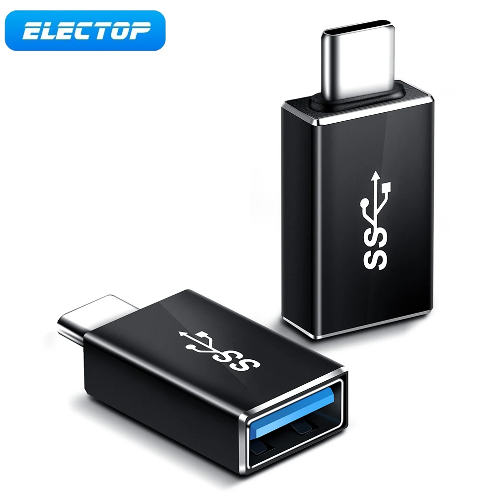 ELECTOP USB 3.1 USB C to USB Adapter 5Gbps Data OTG Adapter USB C Converter For Macbook iPad Pro Samsung Converter Adapter
ELECTOP USB 3.1 USB C to USB Adapter 5Gbps Data OTG Adapter USB C Converter For Macbook iPad Pro Samsung Converter Adapter