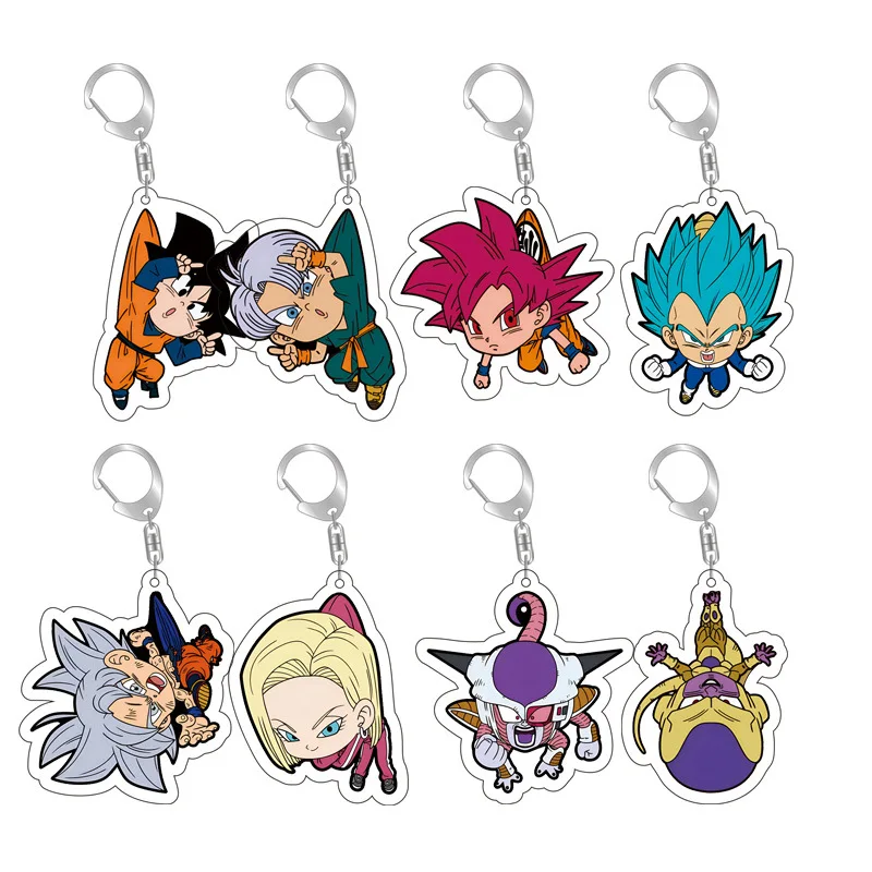 Dragon Ball Anime Action Figure Keychain Acrylic Accessories Son Goku Vegeta Figures Doll Keyring Pendant Charms Kids Toys Gifts
Dragon Ball Anime Action Figure Keychain Acrylic Accessories Son Goku Vegeta Figures Doll Keyring Pendant Charms Kids Toys Gifts