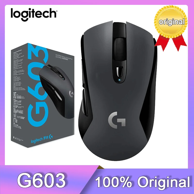 Оригинальная Беспроводная игровая мышь Logitech G603 Lightspeed, оптическая игровая мышь 12000DPI с Bluetooth для LOL, PUBG, Fortnite, Overwatch
Оригинальная Беспроводная игровая мышь Logitech G603 Lightspeed, оптическая игровая мышь 12000DPI с Bluetooth для LOL, PUBG, Fortnite, Overwatch