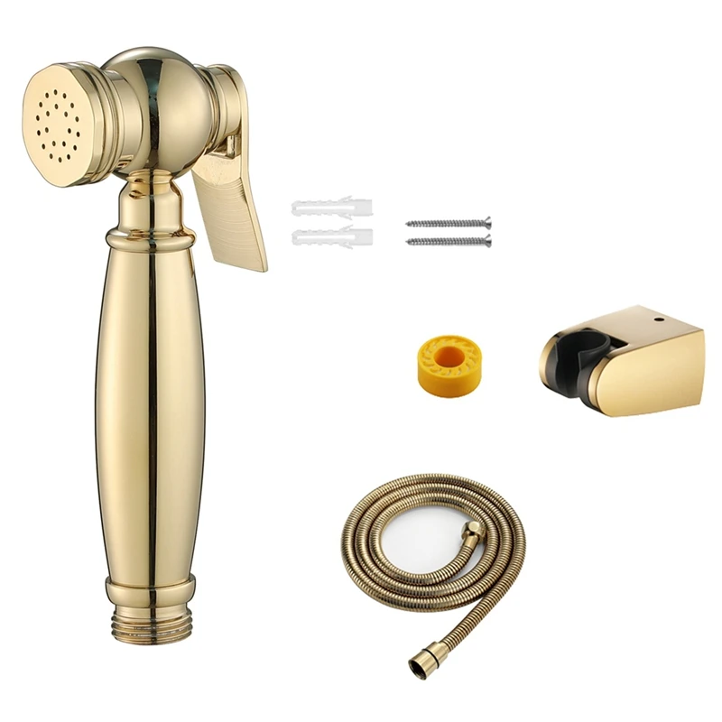 Vintage Handheld Bidet Spray Shower Set Copper Bidet Sprayer With Abs Shower Head And Stainless Steel Shower Hose
Vintage Handheld Bidet Spray Shower Set Copper Bidet Sprayer With Abs Shower Head And Stainless Steel Shower Hose