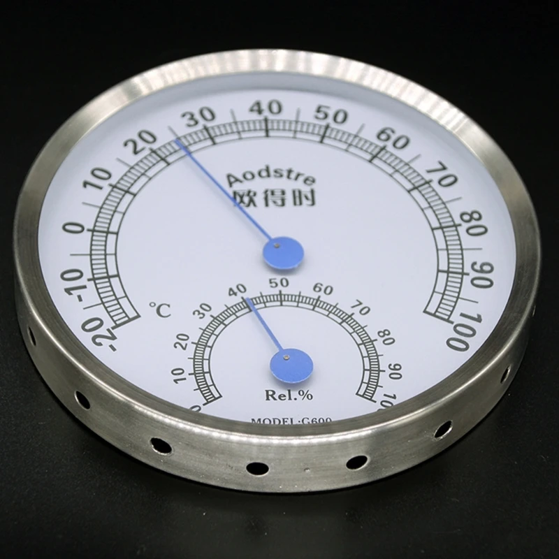 Dial-Type Temperature Humidity Detector Meter Tester Gauge Wall Mounted Indoor Stainless- Analog Thermometer Hygrometer Dropship
Dial-Type Temperature Humidity Detector Meter Tester Gauge Wall Mounted Indoor Stainless- Analog Thermometer Hygrometer Dropship
