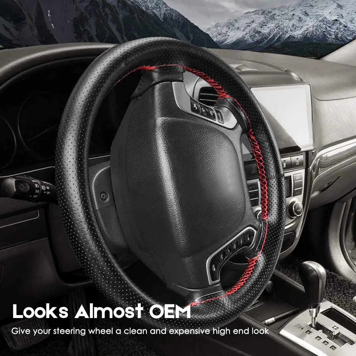 Car Steering Wheel Cover Non-Slip Soft Artificial leather 38cm With Needles And Thread Braid On Steering-Wheel Car Accessories
Car Steering Wheel Cover Non-Slip Soft Artificial leather 38cm With Needles And Thread Braid On Steering-Wheel Car Accessories