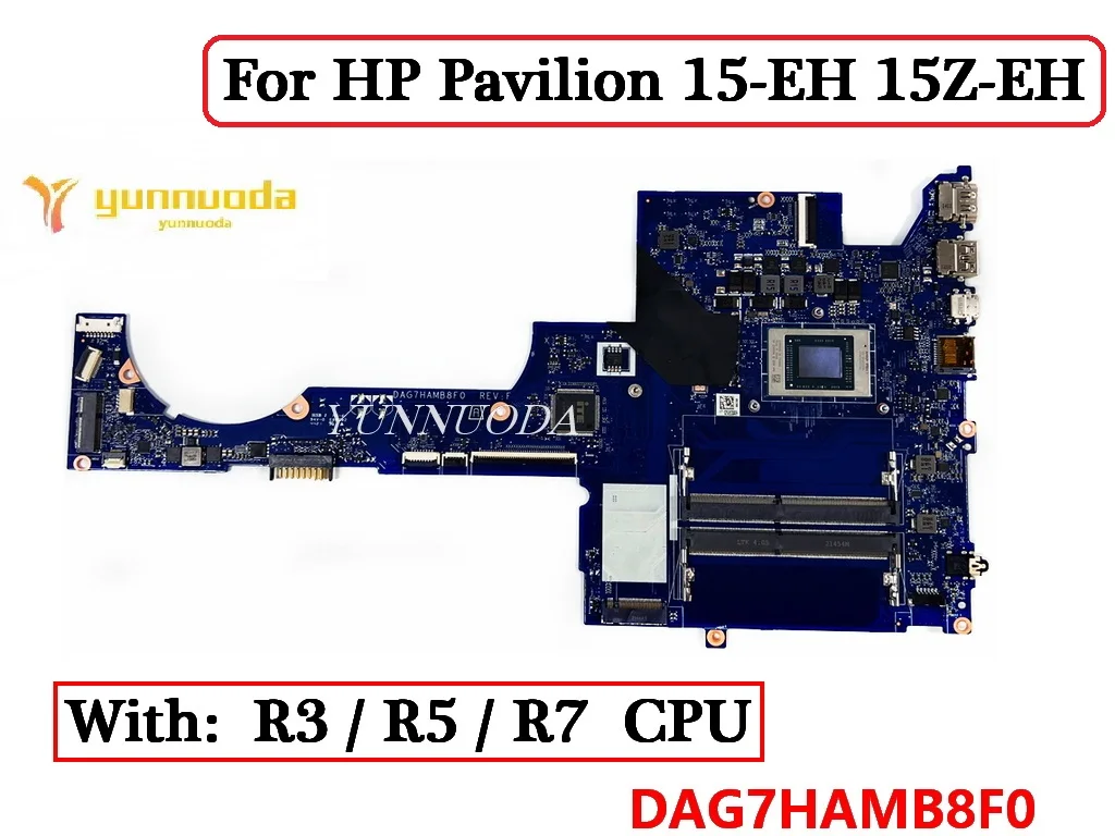 Материнская плата DAG7HAMB8F0 для ноутбука HP Pavilion 15-EH 15Z-EH с процессором R3 R5 R7 DAG7HAMB8E0 DDR4 100% протестирована
Материнская плата DAG7HAMB8F0 для ноутбука HP Pavilion 15-EH 15Z-EH с процессором R3 R5 R7 DAG7HAMB8E0 DDR4 100% протестирована