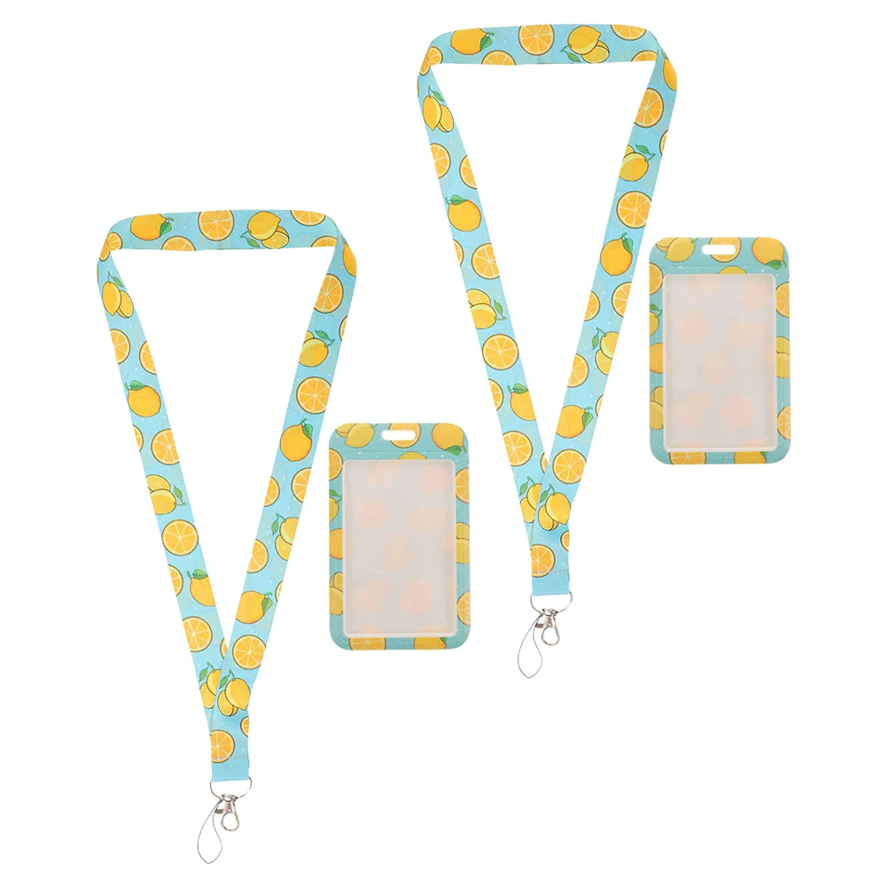 2 Sets Portable Lanyard Certificate Holder Work Lanyards Card Cover Protective Sleeve
2 Sets Portable Lanyard Certificate Holder Work Lanyards Card Cover Protective Sleeve