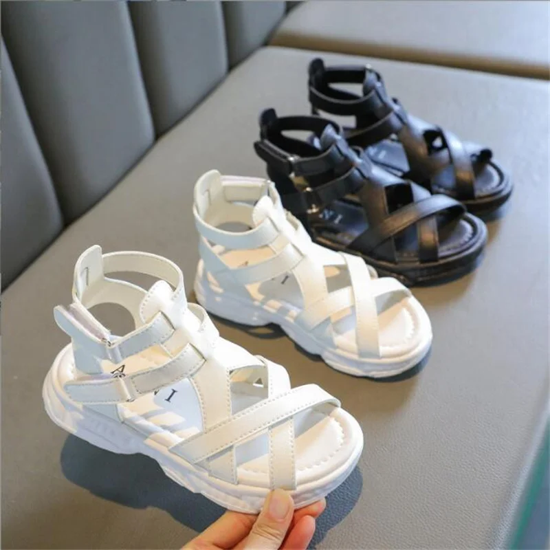 girls roman shoes sandals Summer Fashion princess sandals soft sole non-slip girls shoes Kids open toe beach sandals 26-37
girls roman shoes sandals Summer Fashion princess sandals soft sole non-slip girls shoes Kids open toe beach sandals 26-37