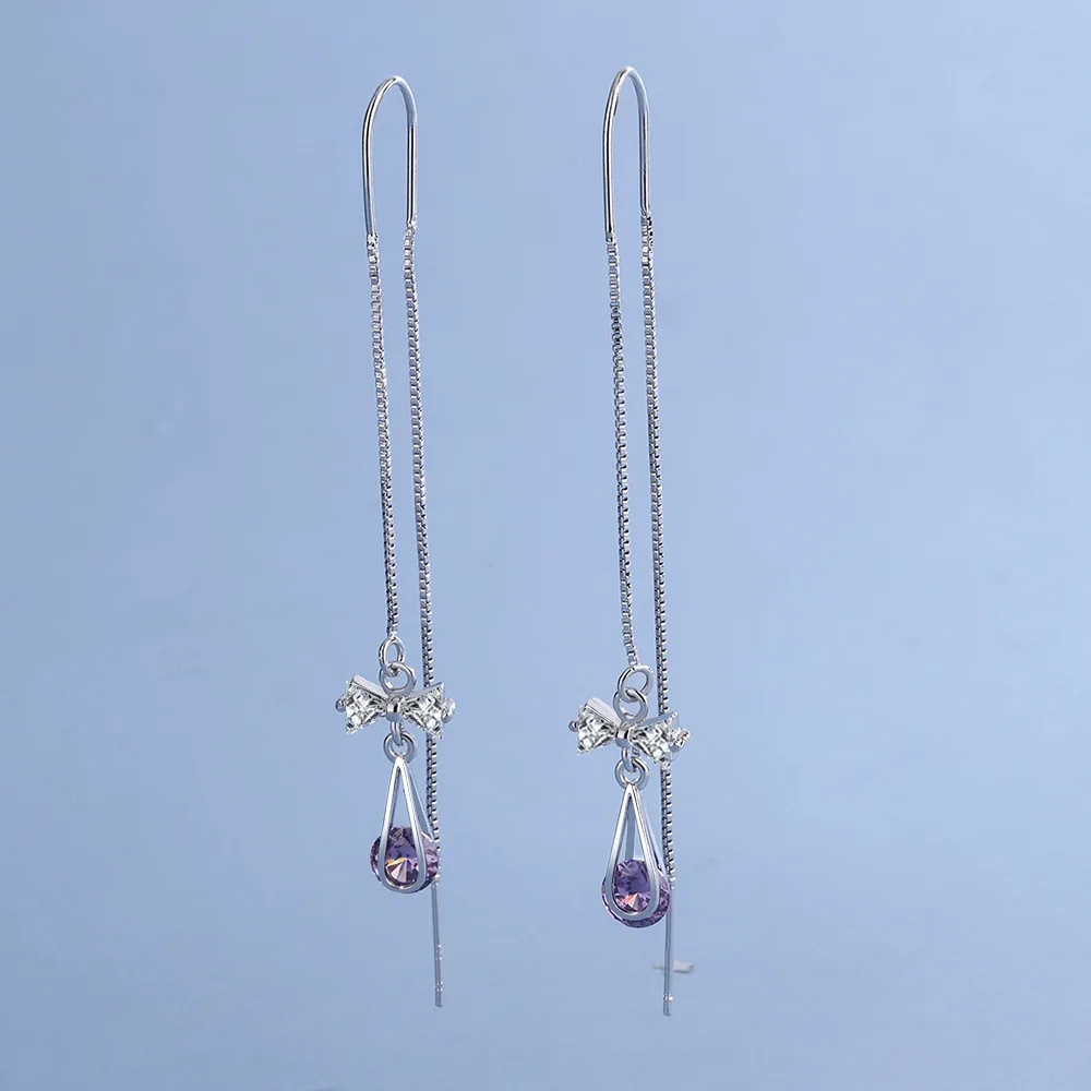 100% Real S925 Silver Amethyst Gemstone Earring for Female Fine Aros Mujer Oreja Jewelry Amethyst Gemstone Wedding Orecchini
100% Real S925 Silver Amethyst Gemstone Earring for Female Fine Aros Mujer Oreja Jewelry Amethyst Gemstone Wedding Orecchini