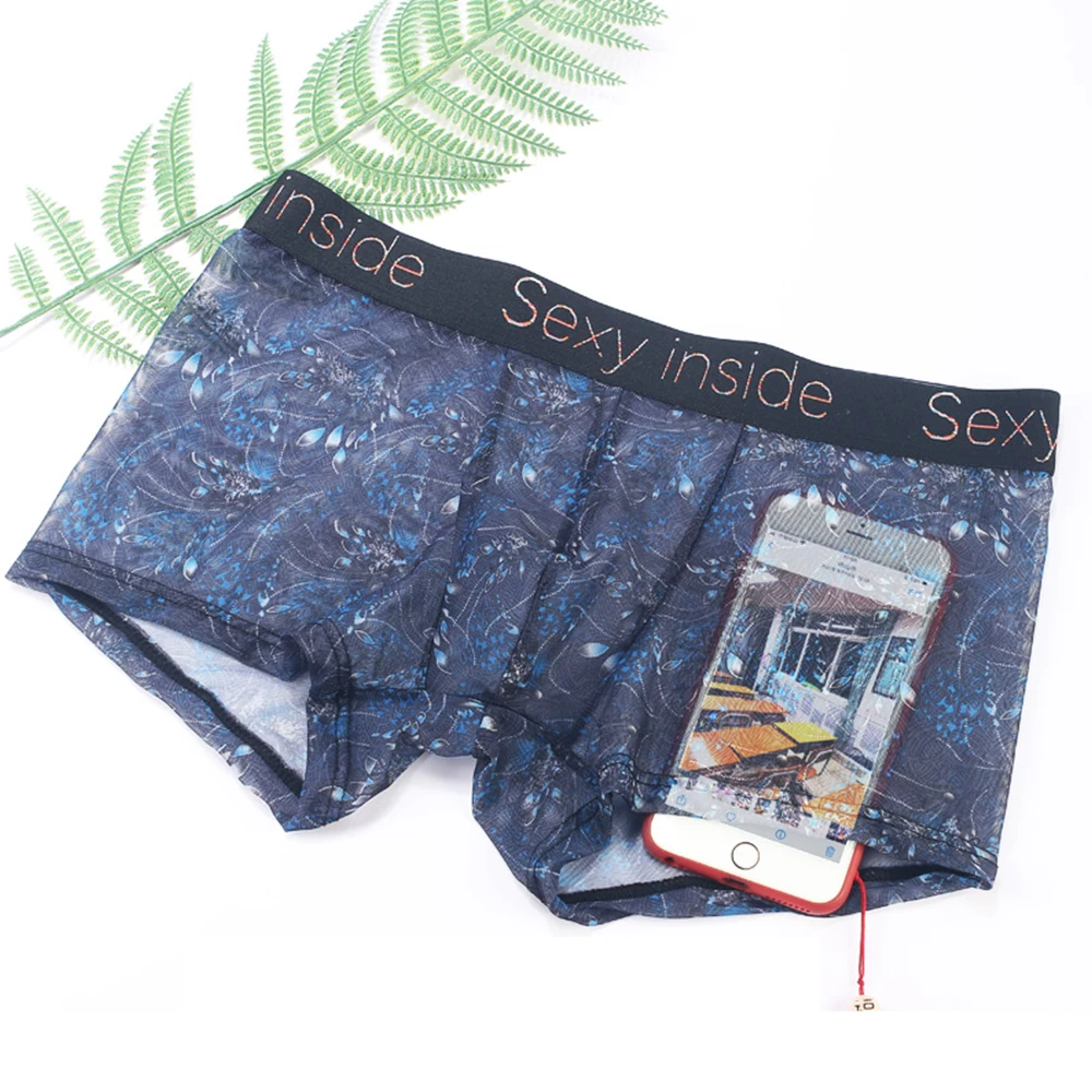 Underwear Men Sexy Pouch Bulge Underpants Male Solid Trunks Mens Ice Silk Boxer Soft Underpants Breathable Print Panties
Underwear Men Sexy Pouch Bulge Underpants Male Solid Trunks Mens Ice Silk Boxer Soft Underpants Breathable Print Panties