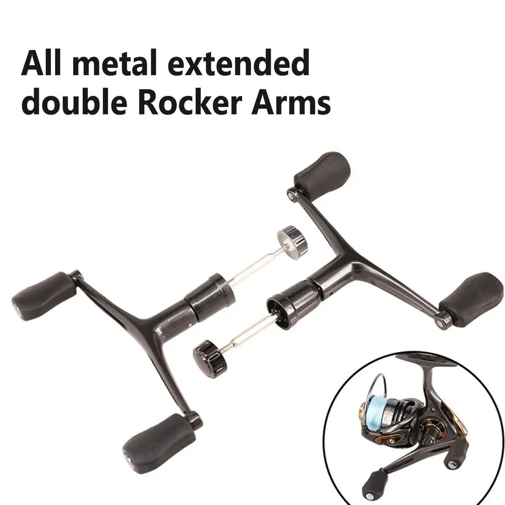 Fishing Reel Handle Grip Metal Rocker Arm Double Knob Replacement Fishing Reel Modification Accessories
Fishing Reel Handle Grip Metal Rocker Arm Double Knob Replacement Fishing Reel Modification Accessories