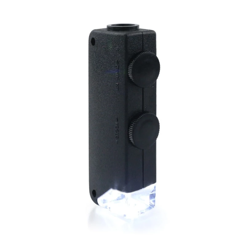 

60-100X Mini Portable Microscope Jewelry Diamond Tester Magnifier LED Lamp Dropshipping