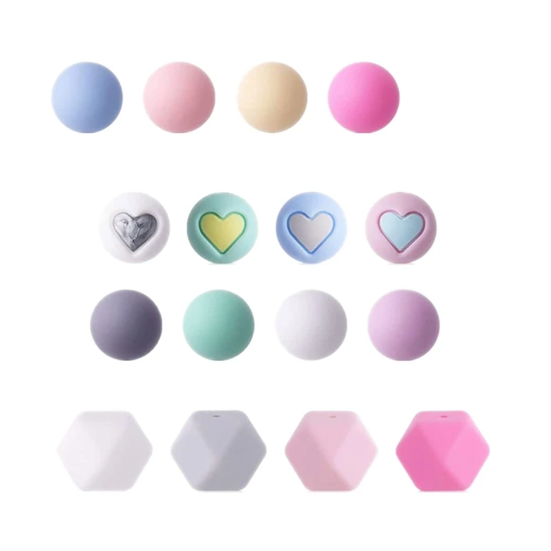 112Pcs/Pack Silicone Beads for Keychain Making Colorful Bead with Accessories for DIY Necklace Bracelet Jewelry Crafts
112Pcs/Pack Silicone Beads for Keychain Making Colorful Bead with Accessories for DIY Necklace Bracelet Jewelry Crafts