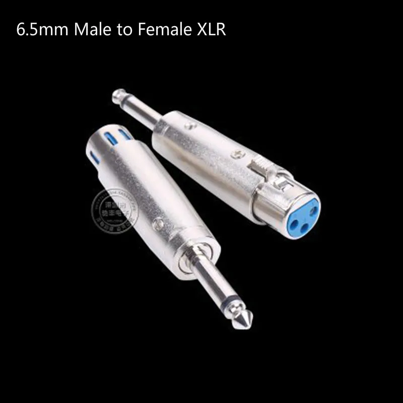 

1/4" 6.5mm Male Plug To XLR Female 3 Pin Socket Mono Audio Adapters Microphone Mixer Converter Adapter Speaker Connector