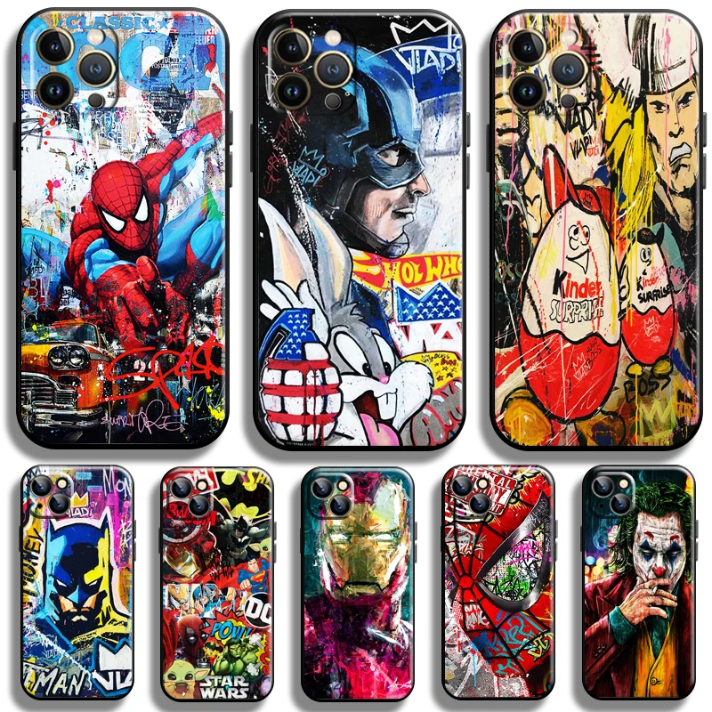 Marvel Street Graffiti For Apple iPhone 13 12 11 Pro Max 12 13 Mini X XR XS Max SE 6 6S 7 8 Plus Phone Case Silicone Cover
Marvel Street Graffiti For Apple iPhone 13 12 11 Pro Max 12 13 Mini X XR XS Max SE 6 6S 7 8 Plus Phone Case Silicone Cover