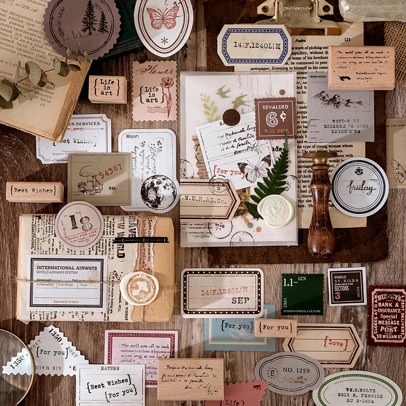 40 шт., наклейки в стиле ретро
40 шт., наклейки в стиле ретро