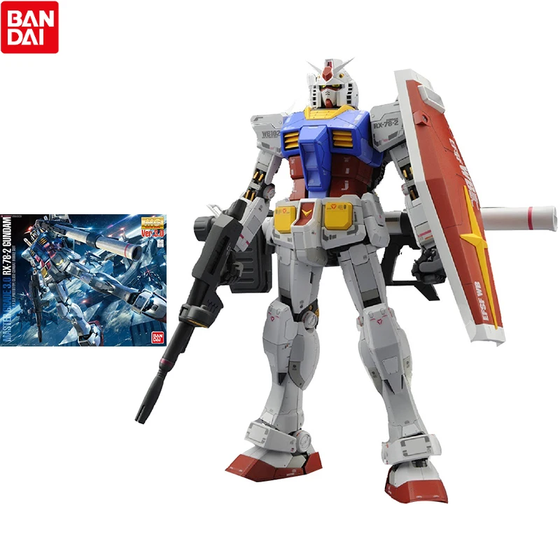 Bandai Gundam Model Kit Anime Figure MG 1/100 RX-78-2 Gundam Ver.3.0 Genuine Gunpla Model Action Toy Figure Toys for Children
Bandai Gundam Model Kit Anime Figure MG 1/100 RX-78-2 Gundam Ver.3.0 Genuine Gunpla Model Action Toy Figure Toys for Children