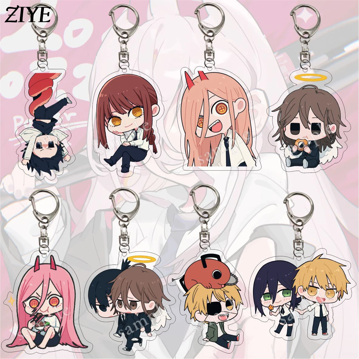 Anime Chainsaw Man Cosplay Keychain Lovely Cartoon Characters Denji Power Hayakawa Aki Transparent Acrylic Key Chain Accessories
Anime Chainsaw Man Cosplay Keychain Lovely Cartoon Characters Denji Power Hayakawa Aki Transparent Acrylic Key Chain Accessories