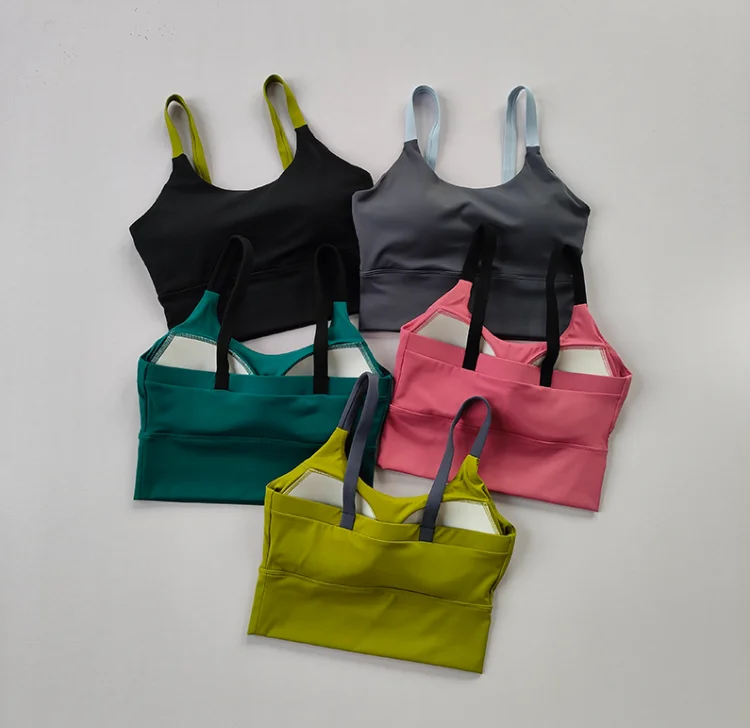 One piece bra, high-strength shockproof running bra, suspenders, backless Fitness Yoga bra
One piece bra, high-strength shockproof running bra, suspenders, backless Fitness Yoga bra