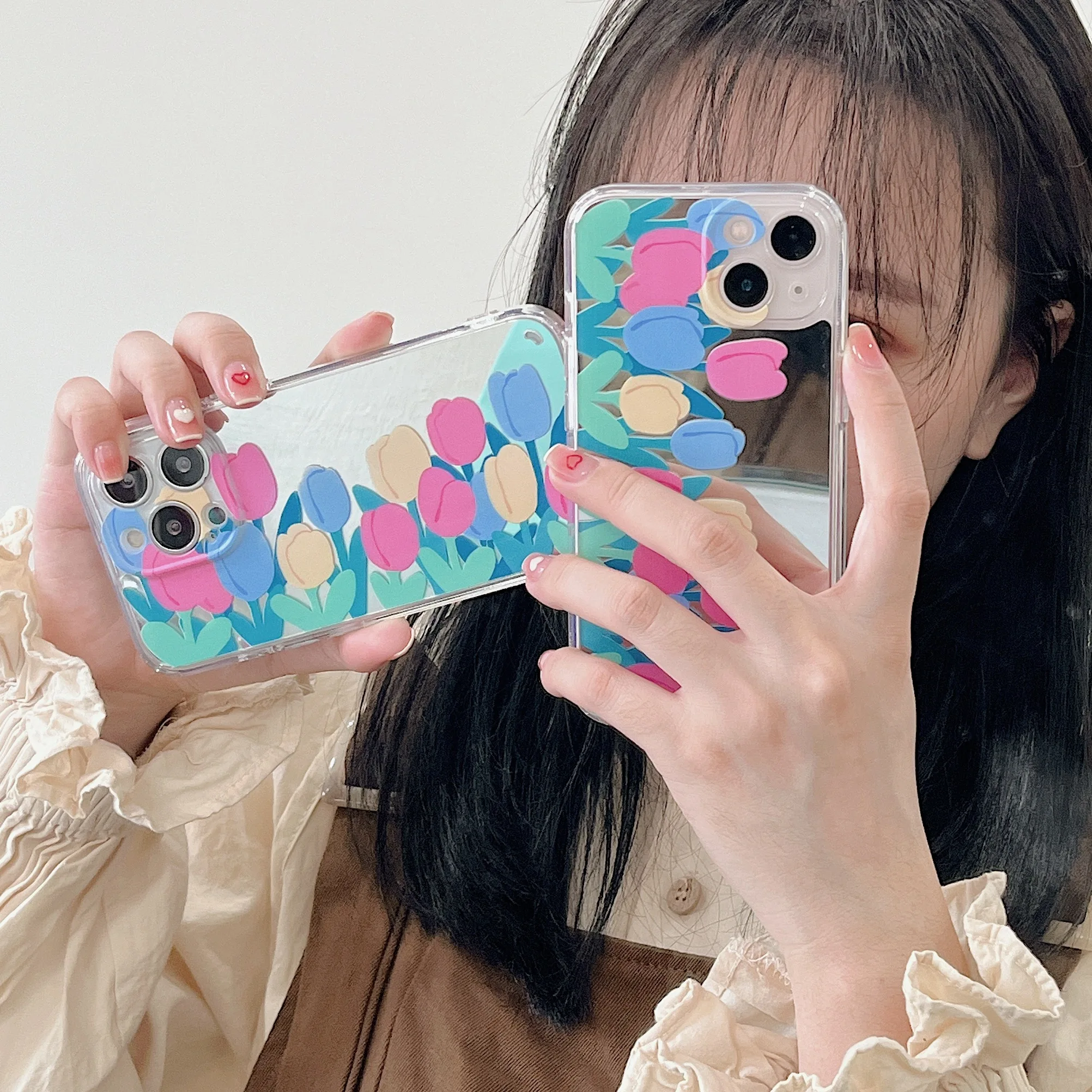 Korean Art Retro Abstract Painting Tulip Flowers Phone Case For iPhone 11 12 13 Pro Xs Max X Xr Cases Cute Mirror Soft Cover
Korean Art Retro Abstract Painting Tulip Flowers Phone Case For iPhone 11 12 13 Pro Xs Max X Xr Cases Cute Mirror Soft Cover