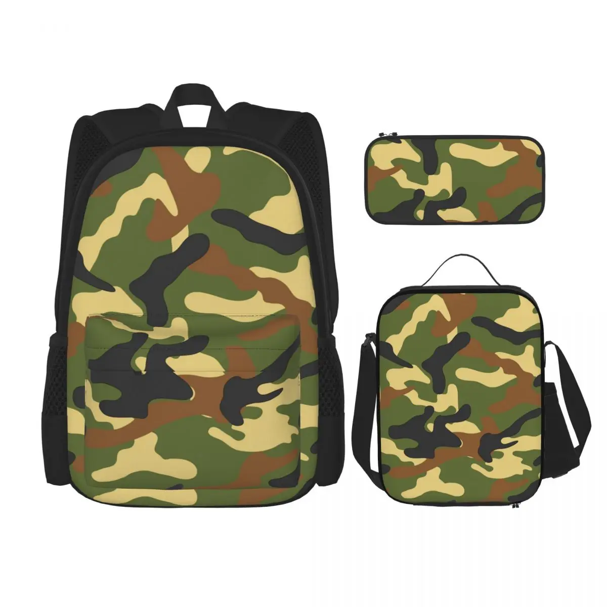 Backpack 3 Pcs/set with Pencil Case Lunchbox Kids School Bags Boys Girls Teens Bagpacks 
Backpack 3 Pcs/set with Pencil Case Lunchbox Kids School Bags Boys Girls Teens Bagpacks