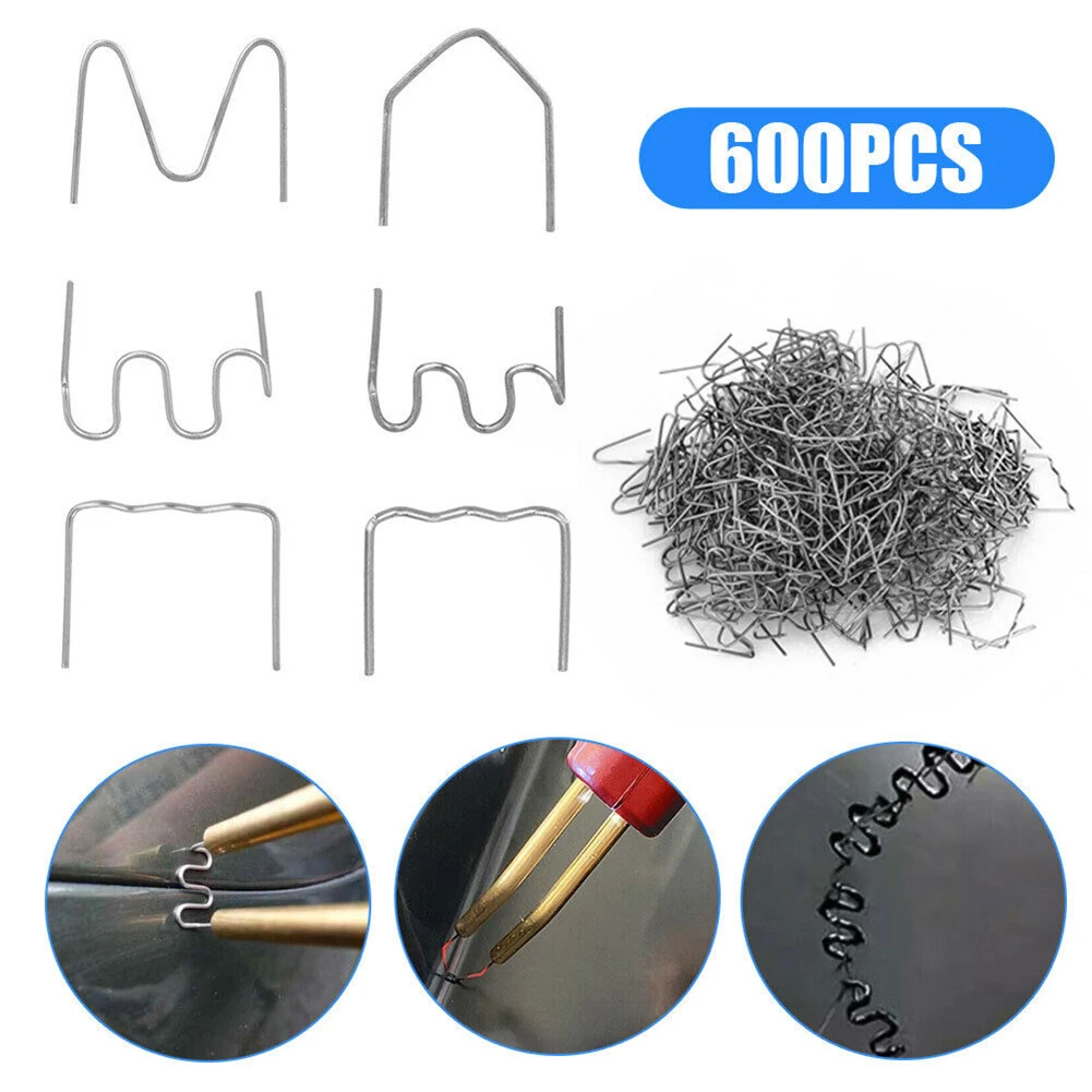 600Pcs Hot Staple For Car Bumper Bodywork Plastic Stapler Repair Kit Pre-cut Wave Staples Soldering Tools
600Pcs Hot Staple For Car Bumper Bodywork Plastic Stapler Repair Kit Pre-cut Wave Staples Soldering Tools