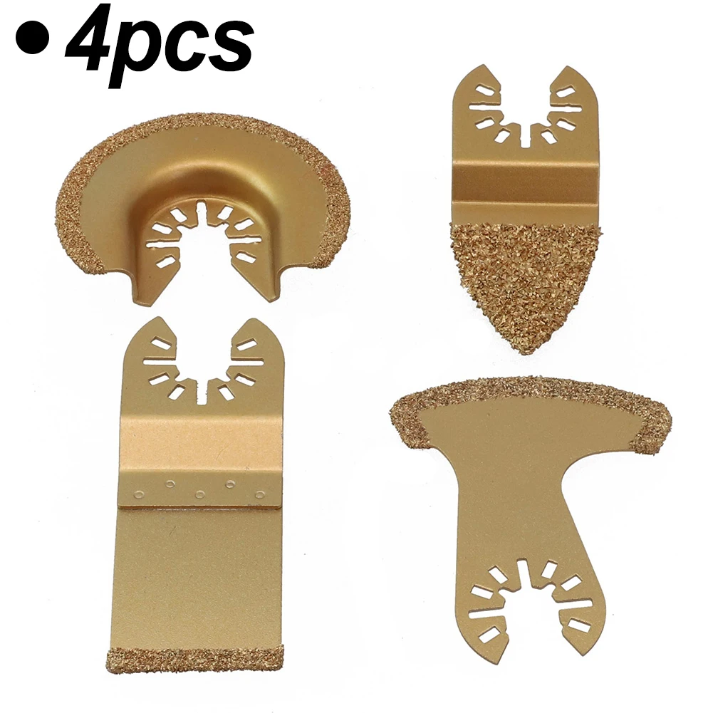Carbide Oscillating Multi Tool Segment Saw Blades Tile Grout Cutter 4pcs Set Tool Accessories Serra Circular Disco De Corte
Carbide Oscillating Multi Tool Segment Saw Blades Tile Grout Cutter 4pcs Set Tool Accessories Serra Circular Disco De Corte