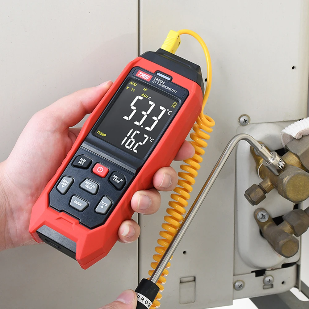 Thermometer Contact Digital Thermocouple Temperature Tester LCD Screen Display Home Weather Station Measuring Tools
Thermometer Contact Digital Thermocouple Temperature Tester LCD Screen Display Home Weather Station Measuring Tools